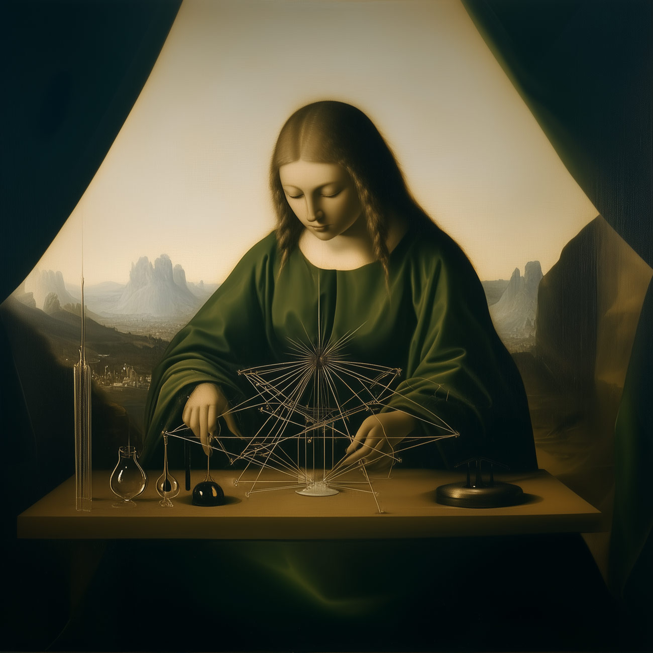 A geometer in her study.