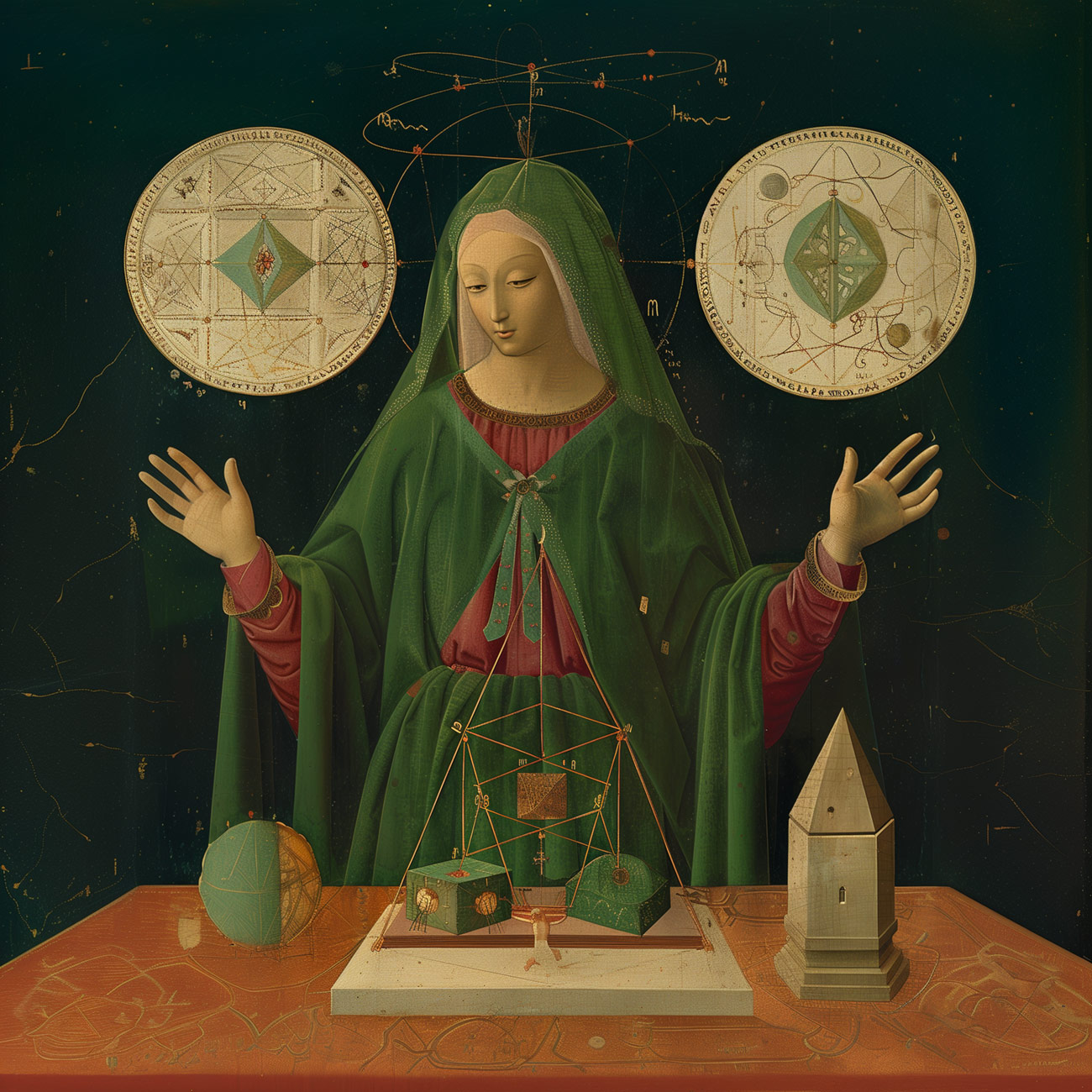 A geometer in her study.