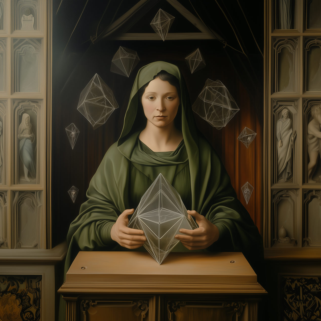 A geometer in her study.