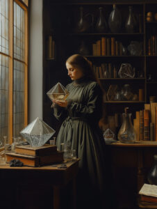 A geometer in her study.