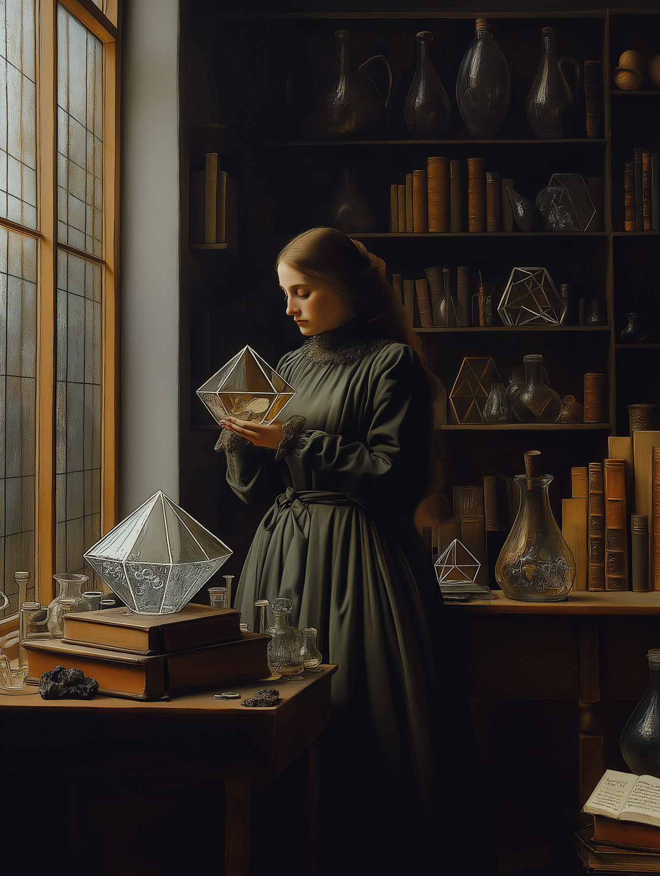 A geometer in her study.
