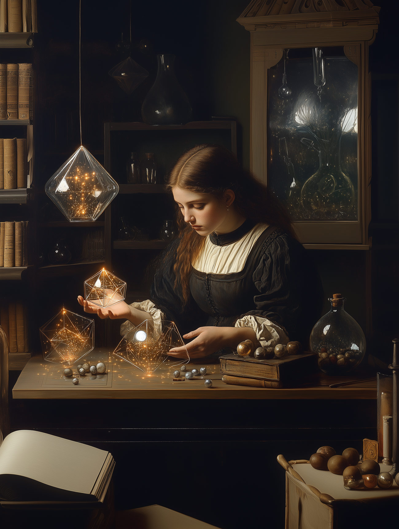 A geometer in her study.