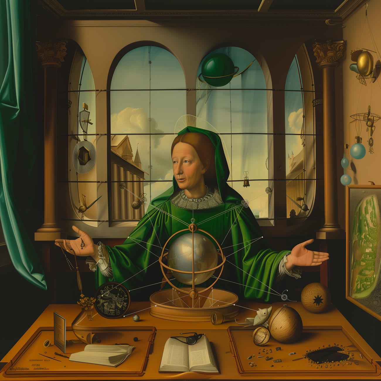 A geometer in her study.