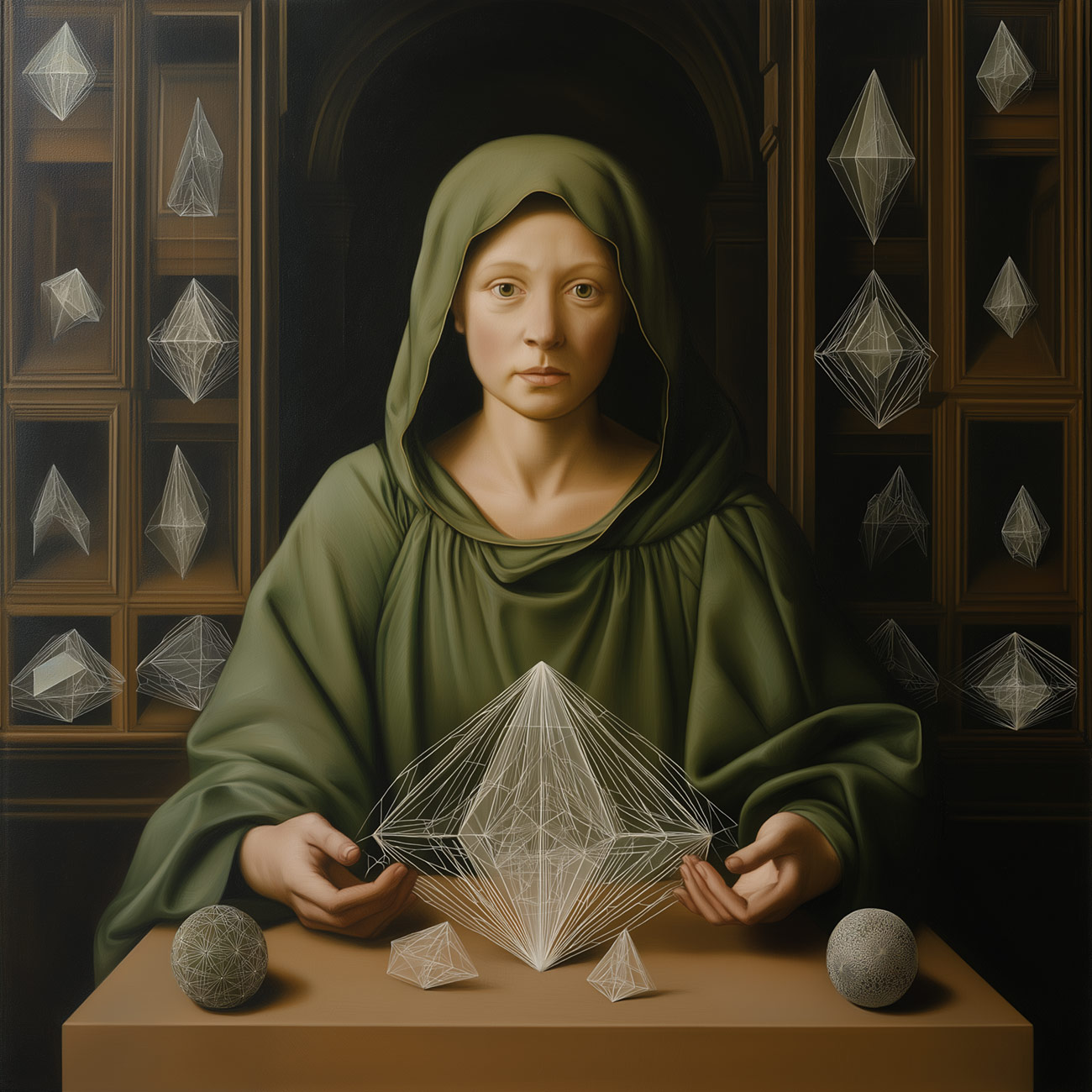 A geometer in her study.