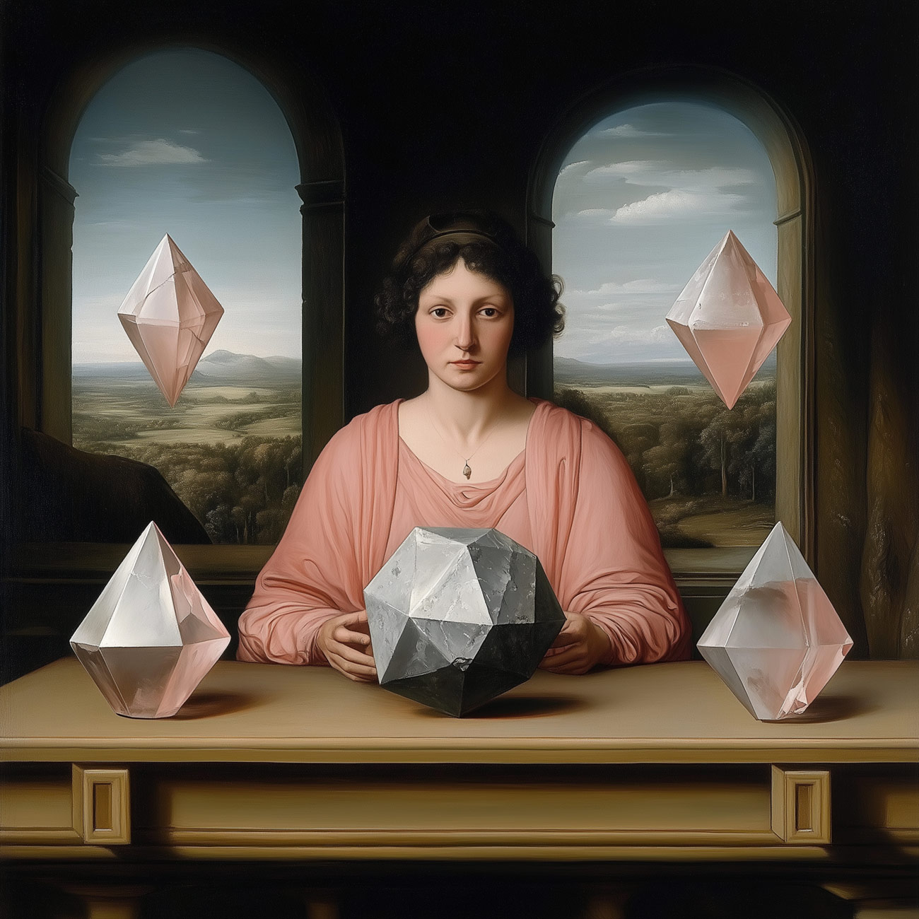 A geometer in her study.