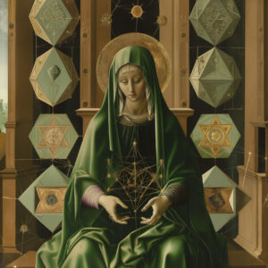 A geometer in a her study.