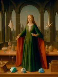 A geometer in her laboratory.
